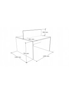 ESCRITORIO DUO 120x120