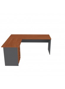 ESCRITORIO C/LATERAL CAJONERA 180x160I
