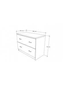 KARDEX 2/CAJONES 98x50x75H