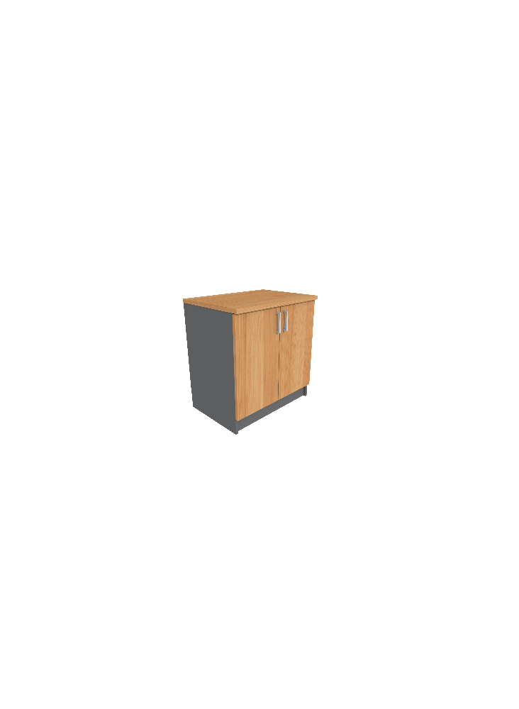 GABINETE BASE 2/PUERTAS 70x50x75H