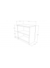 GABINETE BASE 2/PUERTAS 90x50x90H