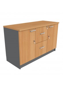 GABINETE BASE 2/PUERTAS 2/CAJONES 120x50x75H