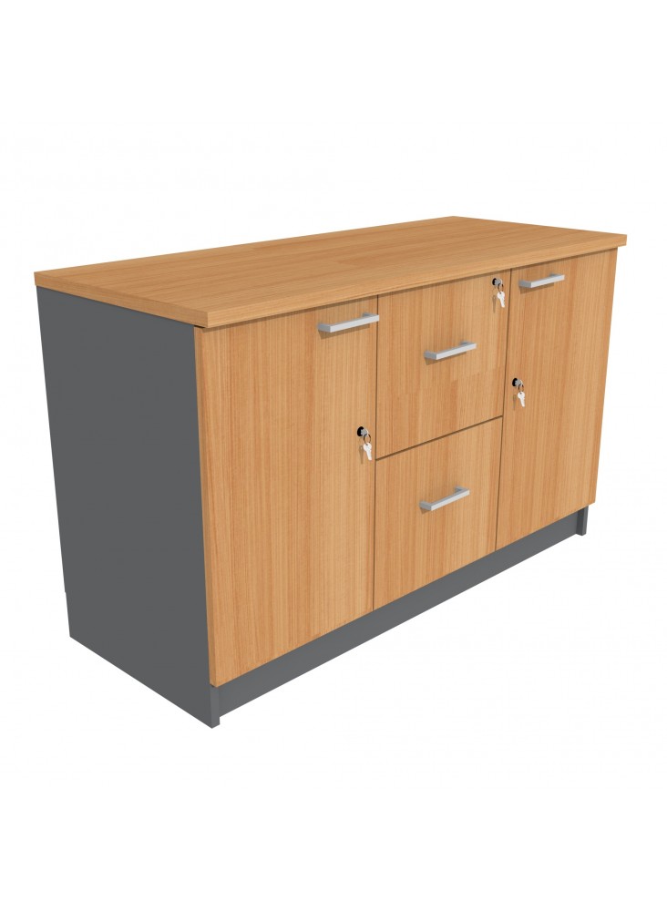 GABINETE BASE 2/PUERTAS 2/CAJONES 120x50x75H