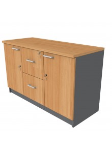 GABINETE BASE 2/PUERTAS 2/CAJONES 120x50x75H