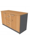 GABINETE BASE 2/PUERTAS 2/CAJONES 120x50x75H