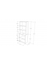 BIBLIOTECA 70x50x203H