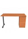 ESCRITORIO C/C. PEDESTAL DER. 140x60