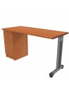 ESCRITORIO C/C. PEDESTAL IZQ. 140x60