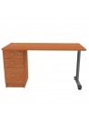 ESCRITORIO C/C. PEDESTAL IZQ. 140x60