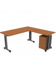 ESCRITORIO C/LATERAL DERECHO 170x170