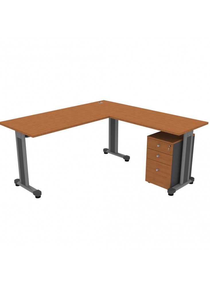 ESCRITORIO C/LATERAL DERECHO 170x170