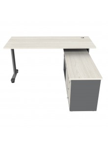 ESCRITORIO C/M. BASE DERECHO 160x140