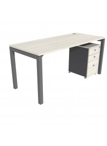 ESCRITORIO BENCH RECTO C/CAJONERA 160x70