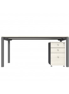 ESCRITORIO BENCH RECTO C/CAJONERA 160x70