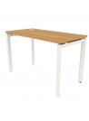 ESCRITORIO NEO COIGUE/BLANCO 140x60