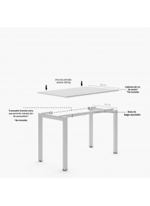 ESCRITORIO NEO RECTO 180x70